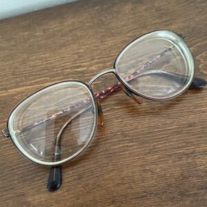 Giorgio Armani 132 721 Tortoise Round Eyeglasses Frames Only 49-21-135mm Glasses